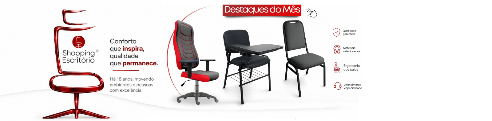 Destaques do mês Destaques do mês