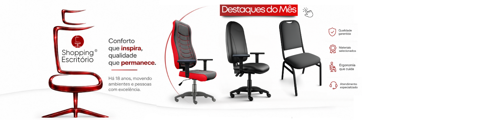 Destaques do mês Destaques do mês
