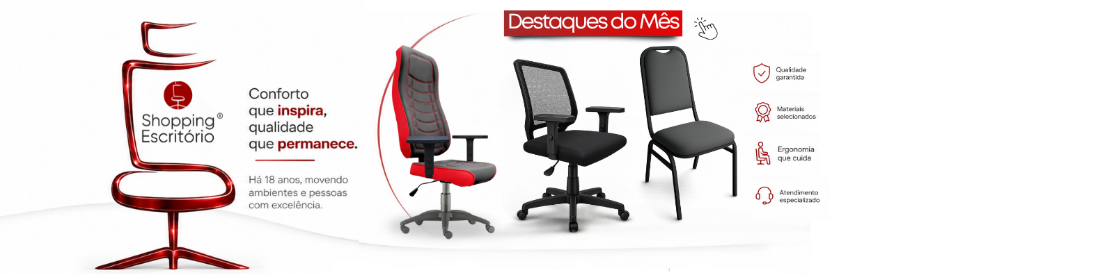 Destaques do mês