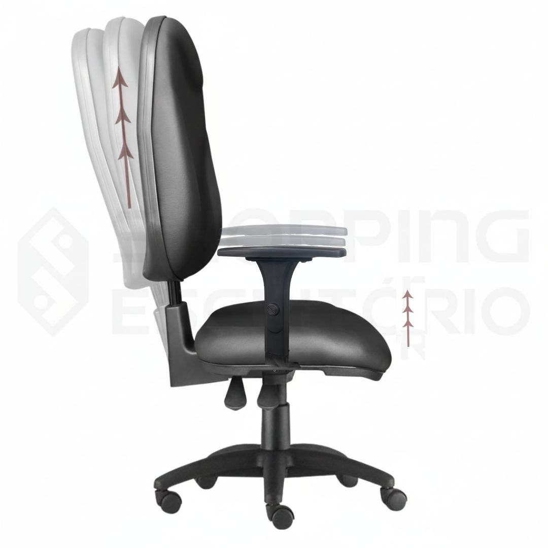 Cadeira Giratória Ergonômica Presidente Gomada