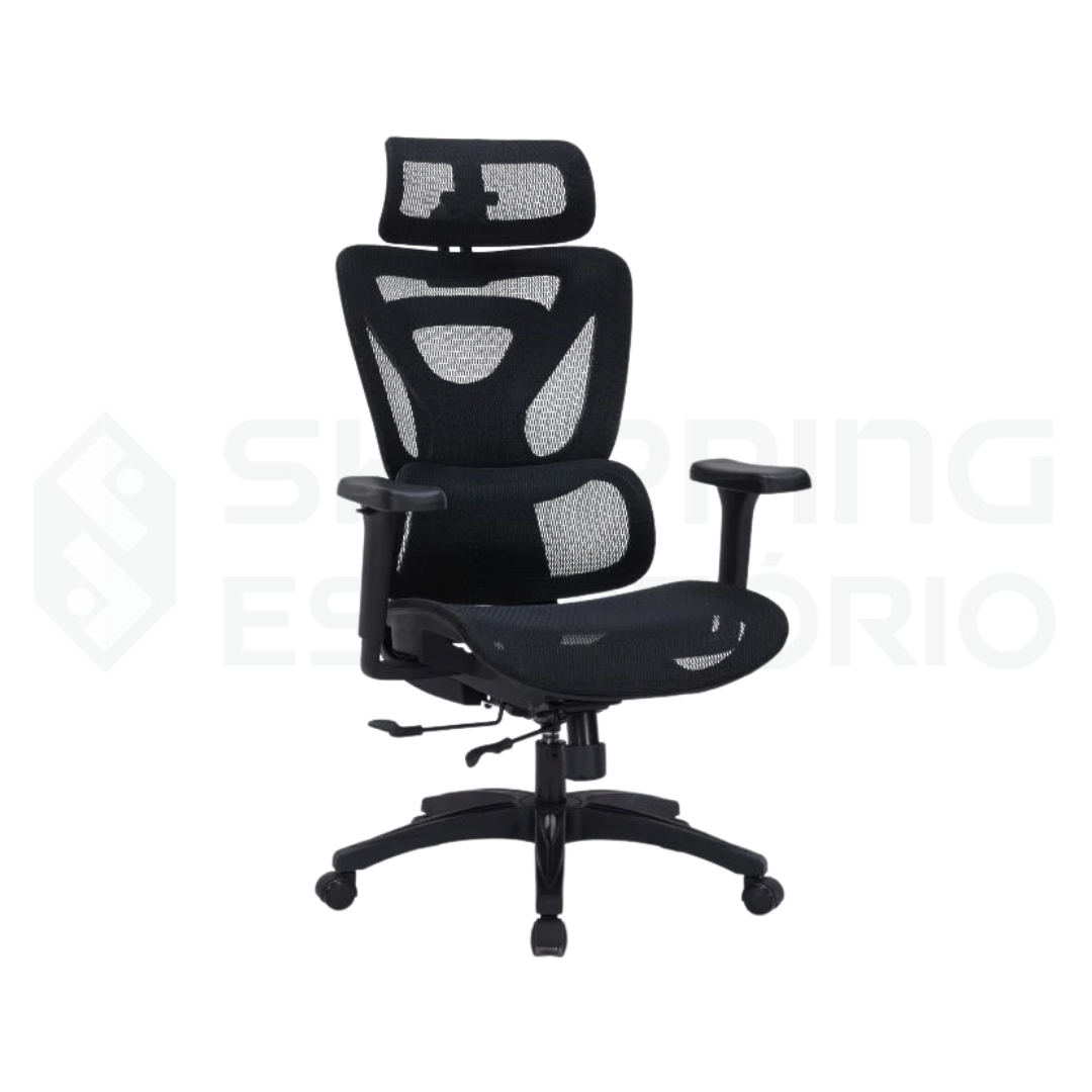 Cadeira Giratória Ergonômica Presidente Tela