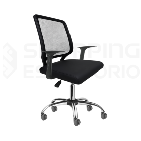 Cadeira Tela Staff encosto fixo