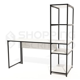 Mesa Estante Home Office Prateleiras