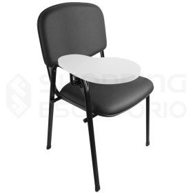 Cadeira Universitária Estofada Prancheta Escamoteável