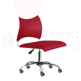 Cadeira Giratória Design PP Cromada