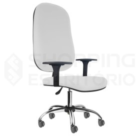 Cadeira Giratória presidente cromada nr17