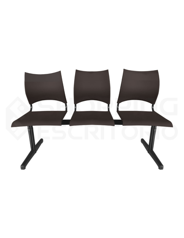Longarina Design PP Sem Braços