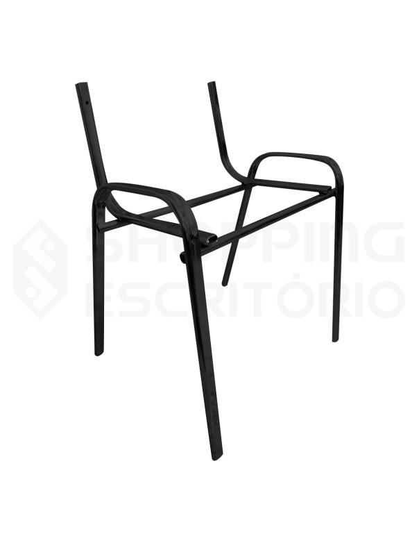 Estrutura Oblonga ISO Empilhável Preto