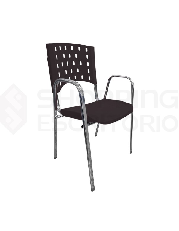 Cadeira Atuali Plastica Polipropileno Empilhavel