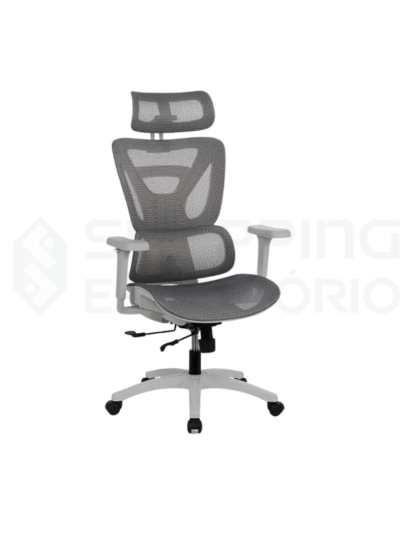 Cadeira Ergonômica Presidente Nexo Cinza