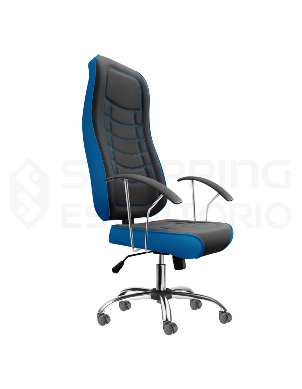 Cadeira Giratória Gamer Debrum Base Cromada