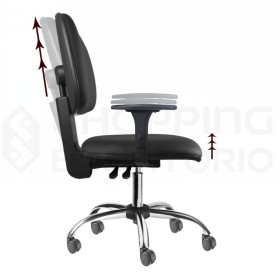 Cadeira Giratória Ergonômica Secretária Base