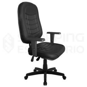 Cadeira Giratória Ergonômica Presidente Costura