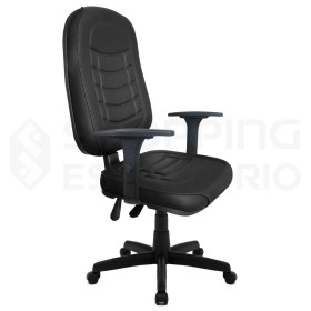 Cadeira Giratória Ergonômica Presidente Costura