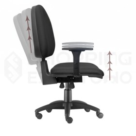 Cadeira Giratória Ergonômica Gerente Capa