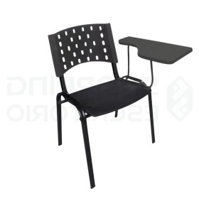 Cadeira Universitária Recepção Prancheta Fixa