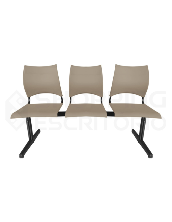 Longarina Design PP Sem Braços