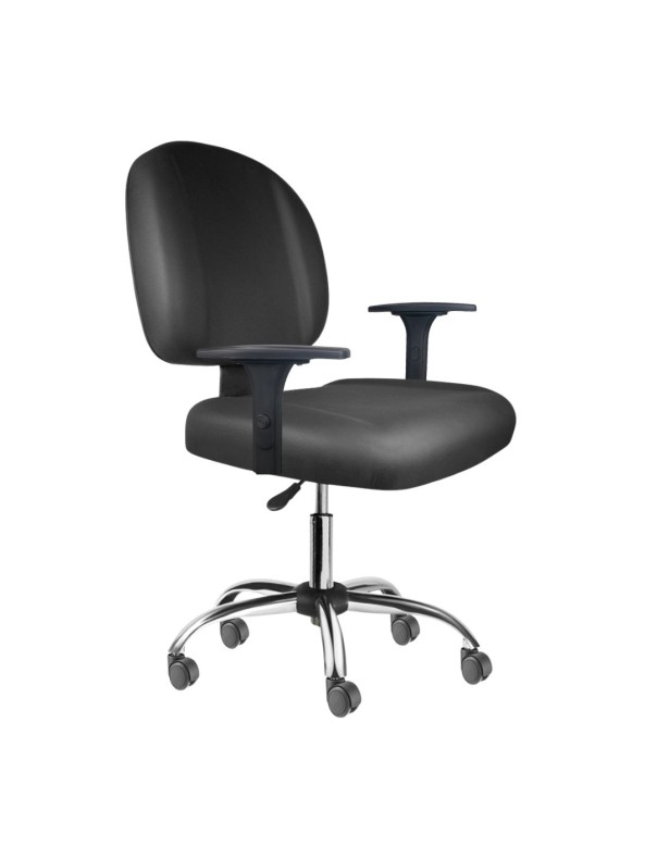 Cadeira Giratória Gerente Gomada Cromada