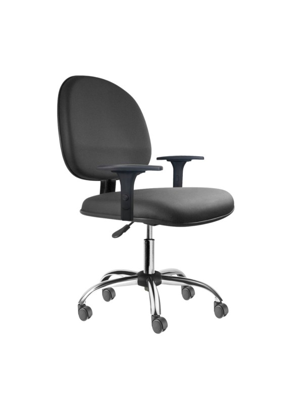 Cadeira Giratória Executiva Base Cromada