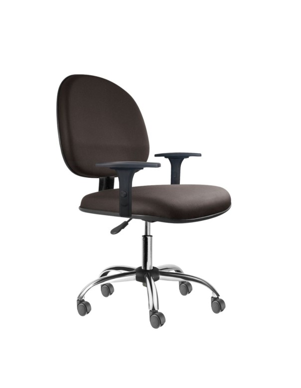 Cadeira Giratória Executiva Base Cromada