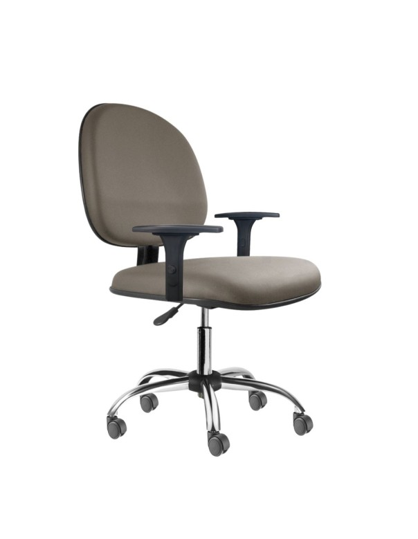 Cadeira Giratória Executiva Base Cromada