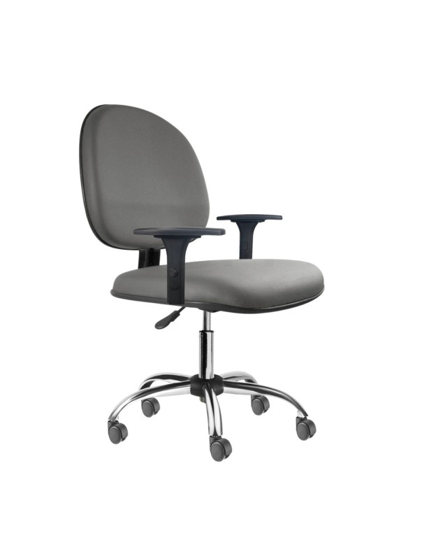 Cadeira Giratória Executiva Base Cromada