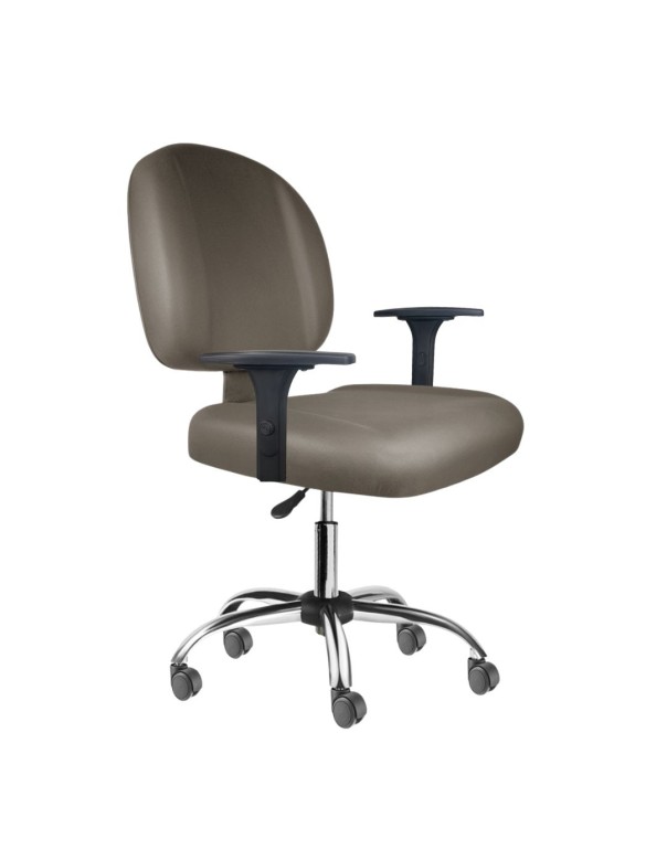 Cadeira Giratória Gerente Gomada Cromada