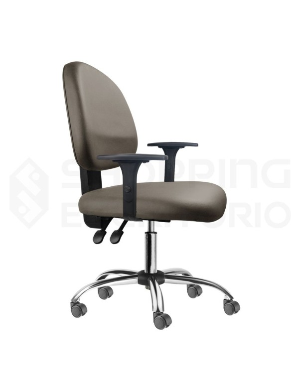 Cadeira Back System Executiva Cromada