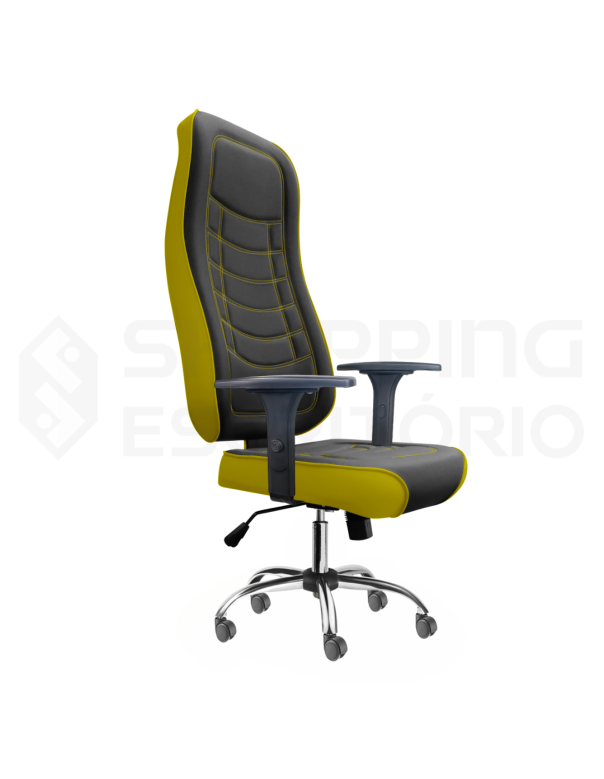 Cadeira Giratória Gamer Debrum Base Cromada