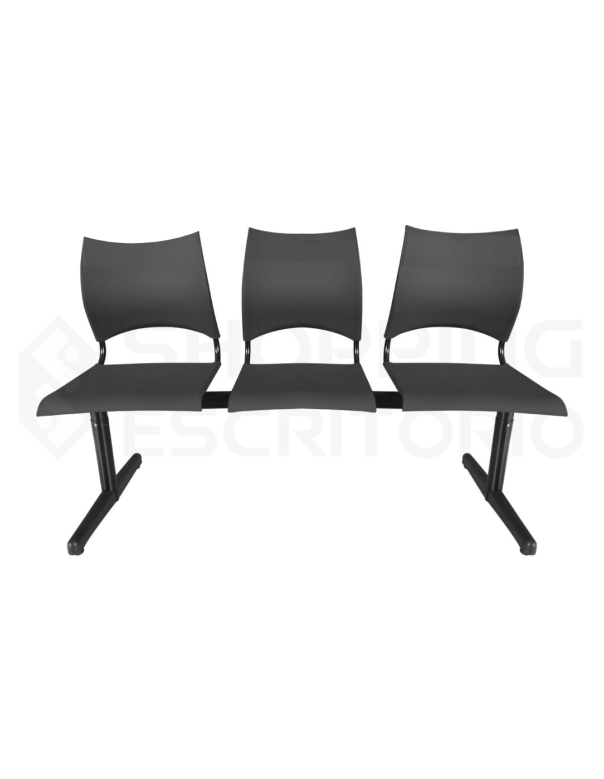 Longarina Design PP Sem Braços