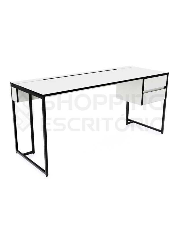 Mesa Reta Industrial Connect Gaveteiro