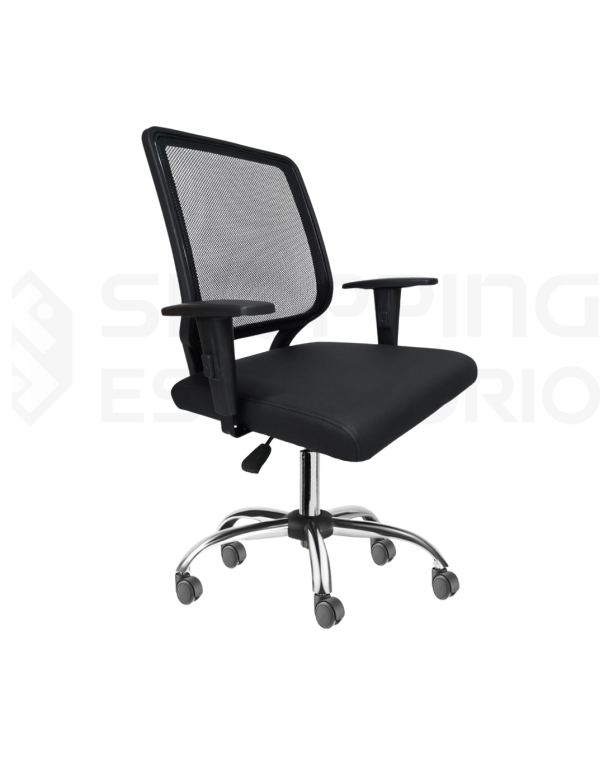 Cadeira Tela Staff encosto fixo