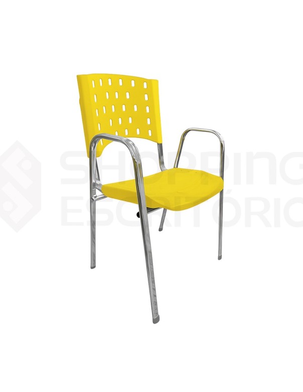 Cadeira Atuali Plastica Polipropileno Empilhavel