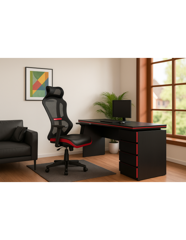 Combo Cadeira Ergonômica Gamer +