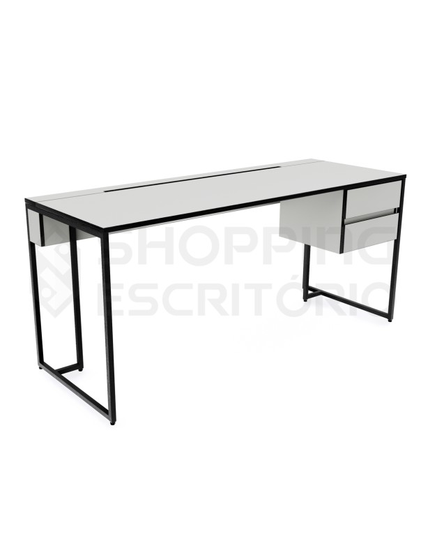 Mesa Reta Industrial Connect Gaveteiro