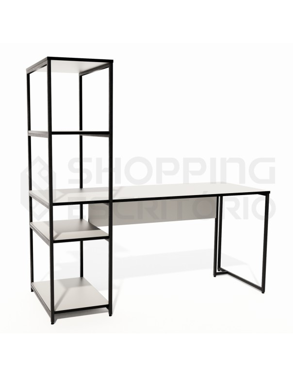 Mesa Estante Home Office Prateleiras
