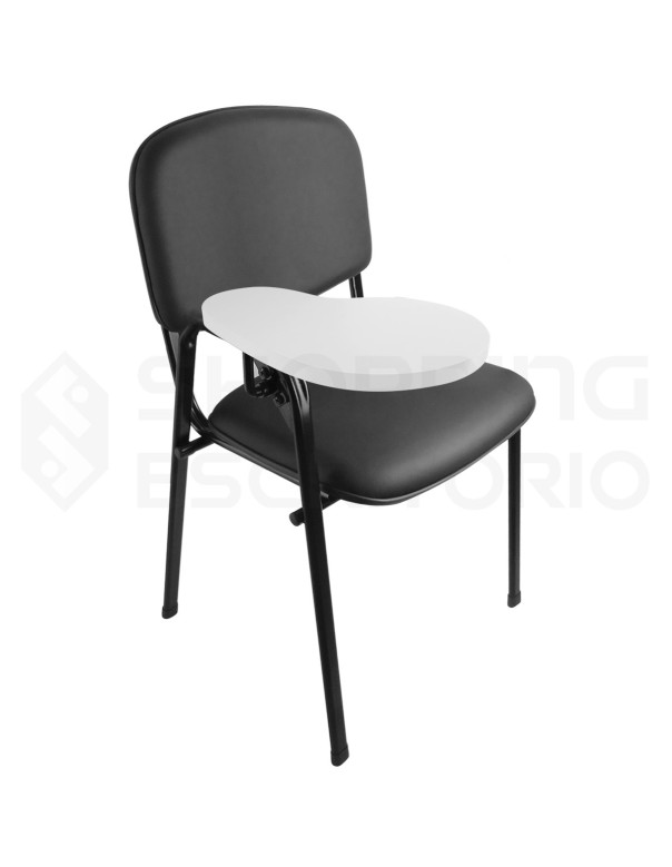 Cadeira Universitária Estofada Prancheta Escamoteável