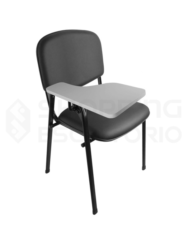 Cadeira Universitária Estofada Prancheta Escamoteável