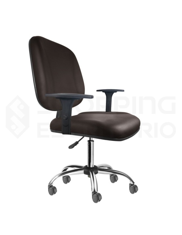 cadeira giratória anatômica diretor cromada