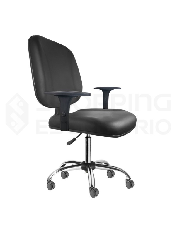 cadeira giratória anatômica diretor cromada