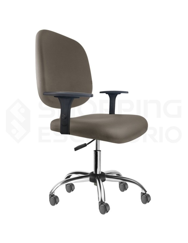 Cadeira Giratória Diretor Base Cromada