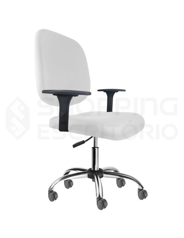 Cadeira Giratória Diretor Base Cromada