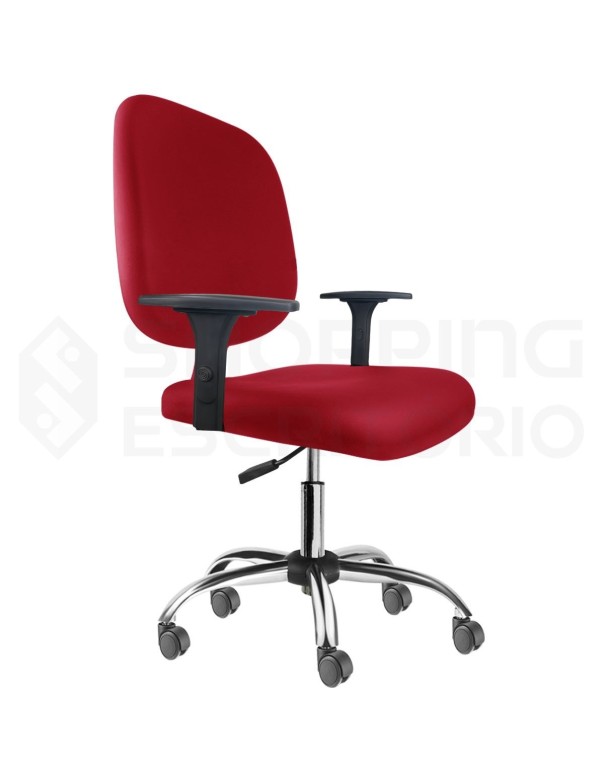 Cadeira Giratória Diretor Base Cromada