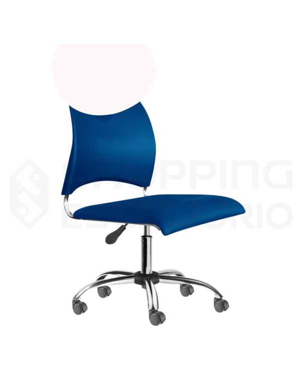 Cadeira Giratória Design PP Base Cromada