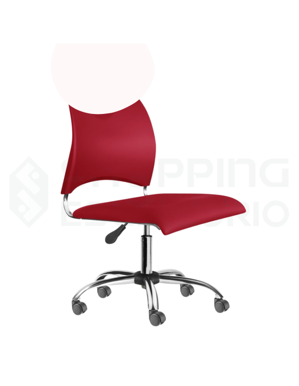 Cadeira Giratória Design PP Base Cromada