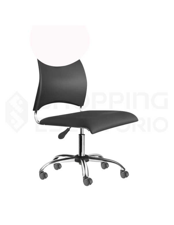 Cadeira Giratória Design PP Base Cromada