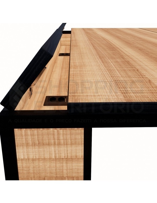Mesa Reta Design Industrial Connect