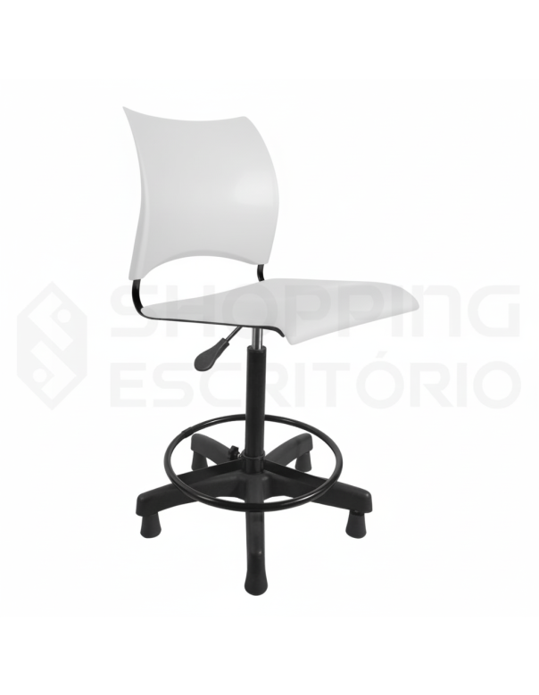 Cadeira Giratória Caixa PP Preta