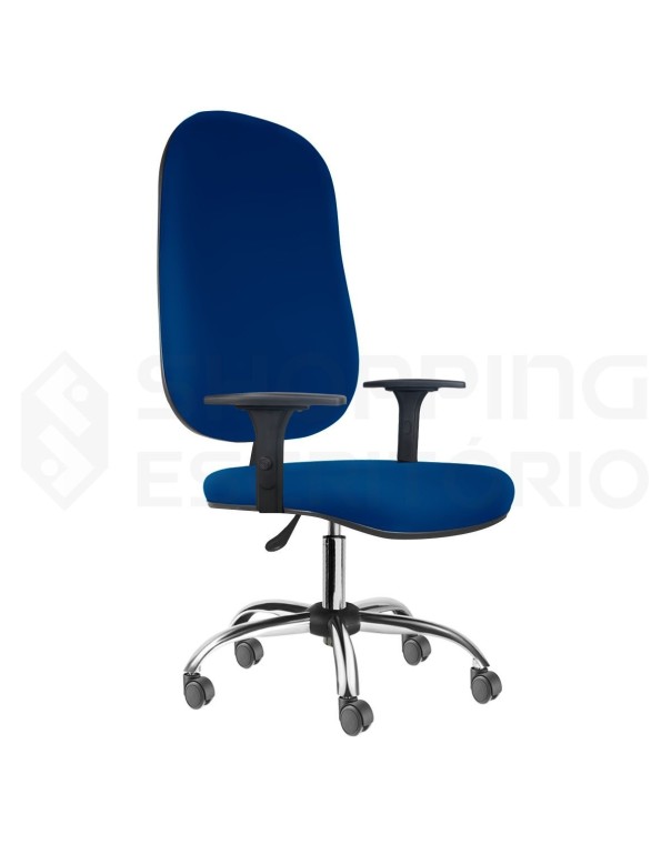 Cadeira Giratória presidente cromada nr17