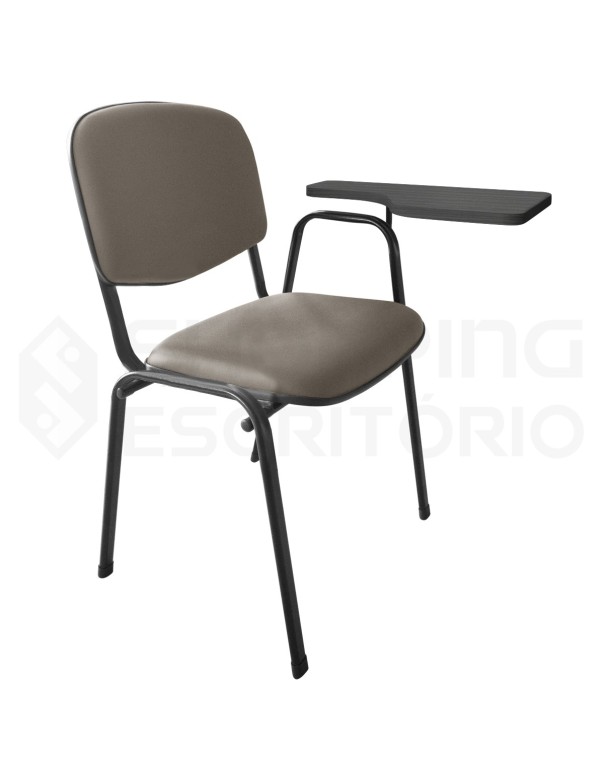 Cadeira Universitária Estofada Prancheta Fixa